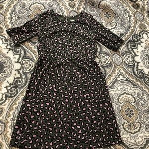 Old Navy, Girls Green/Pink leopard print dress, size large
